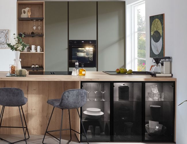 Stylische Inselküche
